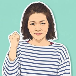 大阪事務 新山 佐知子(似顔絵)